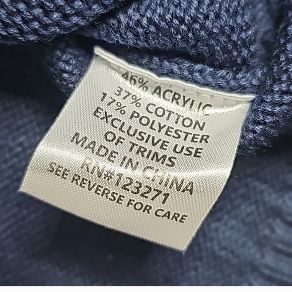 Stella Tweed Navy Blue Star Sweater 🇺🇲 - Picture 4 of 6